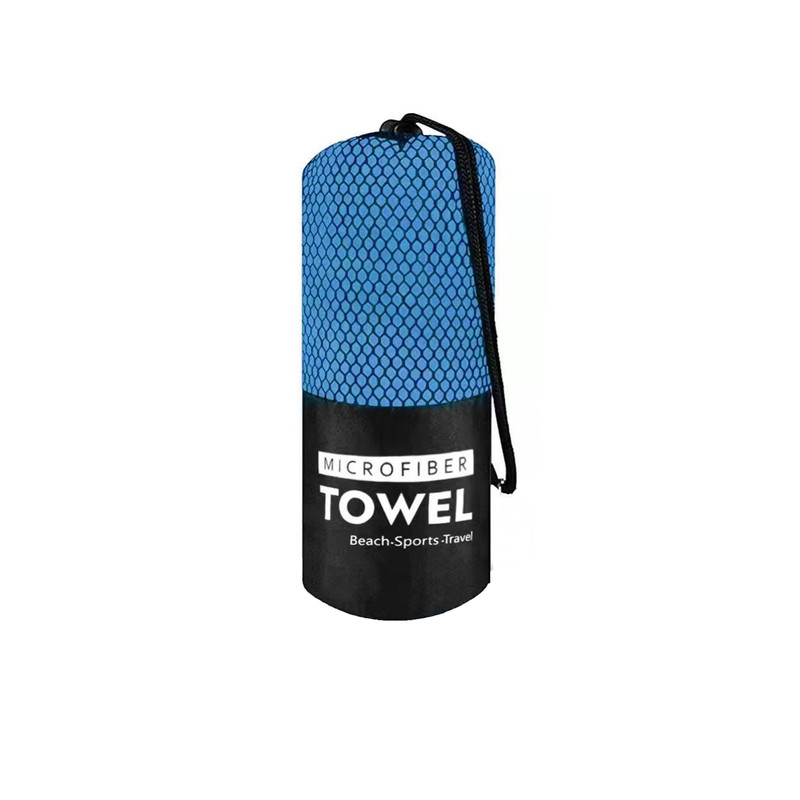 TOALLA MICROFIBRA BABYLUNA DE DEPORTE BAÑO VIAJE 3 PCS CELESTE - 2
