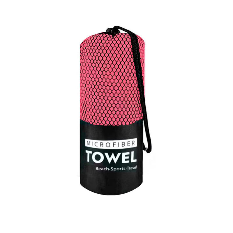 TOALLA MICROFIBRA BABYLUNA DE DEPORTE BAÑO VIAJE 3 PCS ROSADO - 2
