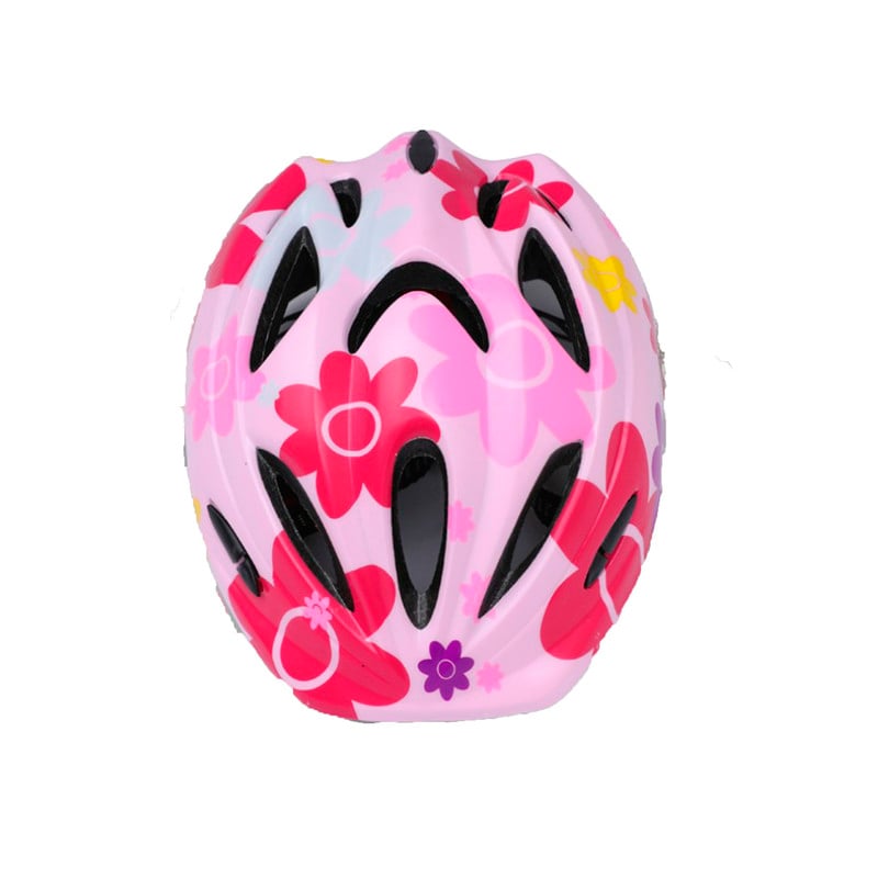 CASCO TODA ACTIVIDAD BABYLUNA Y KIT PROTECCIÓN BICICLETA PATINAJE ANTIGOLPES ROSADO - 3