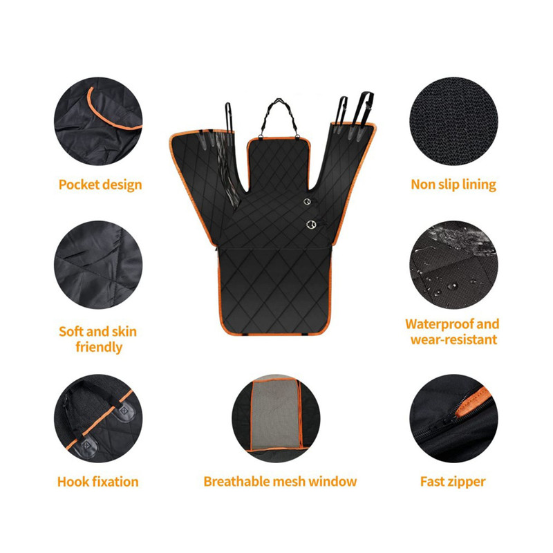 PROTECTOR FUNDA CUBRE ASIENTO BABYLUNA AUTO IMPERMEABLE PARA MASCOTAS - 5
