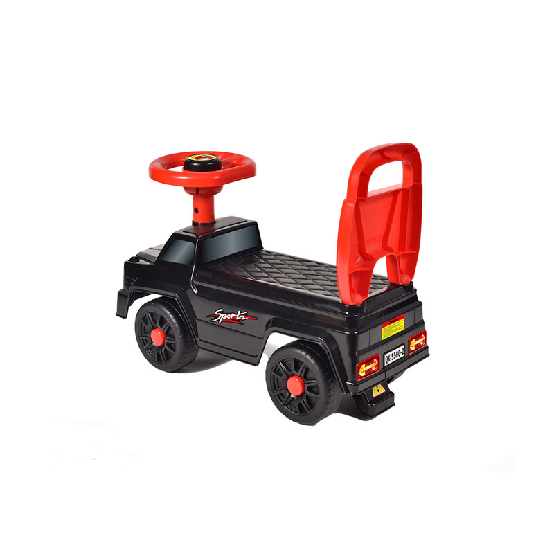 AUTO CORREPASILLOS Y ANDADOR INFANTIL CON SONIDO NEGRO - 4