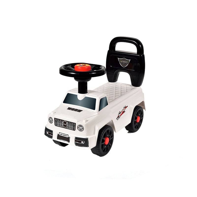 AUTO CORREPASILLOS Y ANDADOR INFANTIL CON SONIDO BLANCO - 1