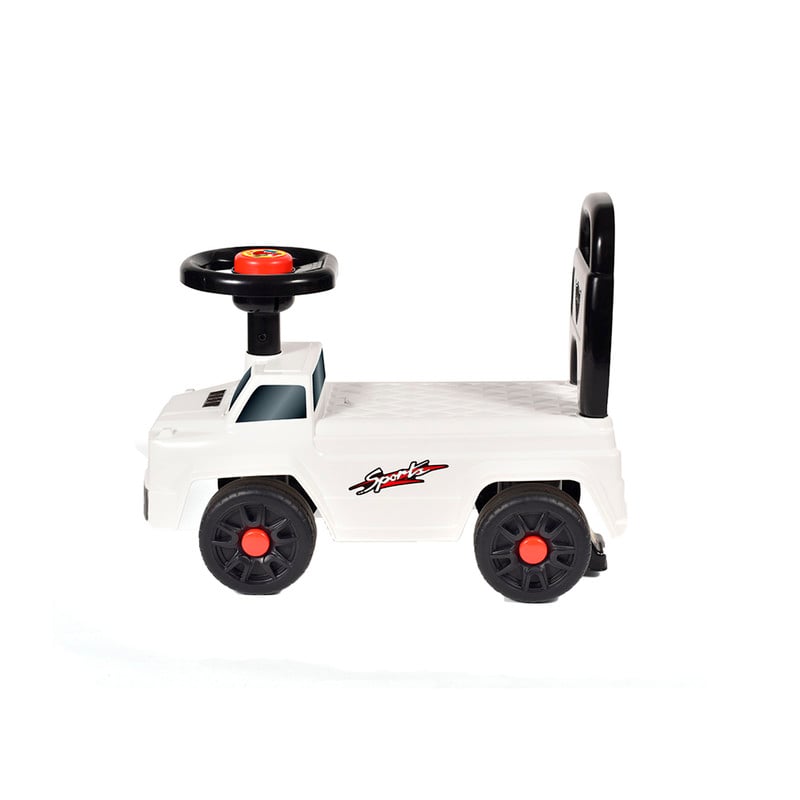 AUTO CORREPASILLOS Y ANDADOR INFANTIL CON SONIDO BLANCO - 3