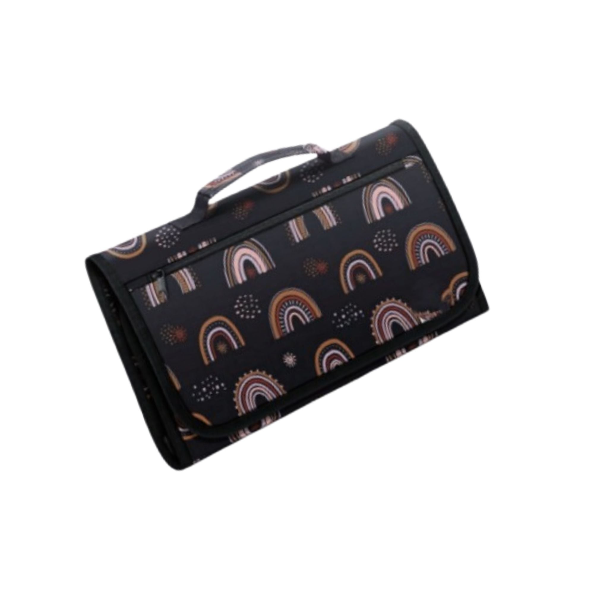MOCHILA BABYLUNA MUDADOR PORTÁTIL CAMBIAR PAÑALES BEBÉ NEGRO - 2