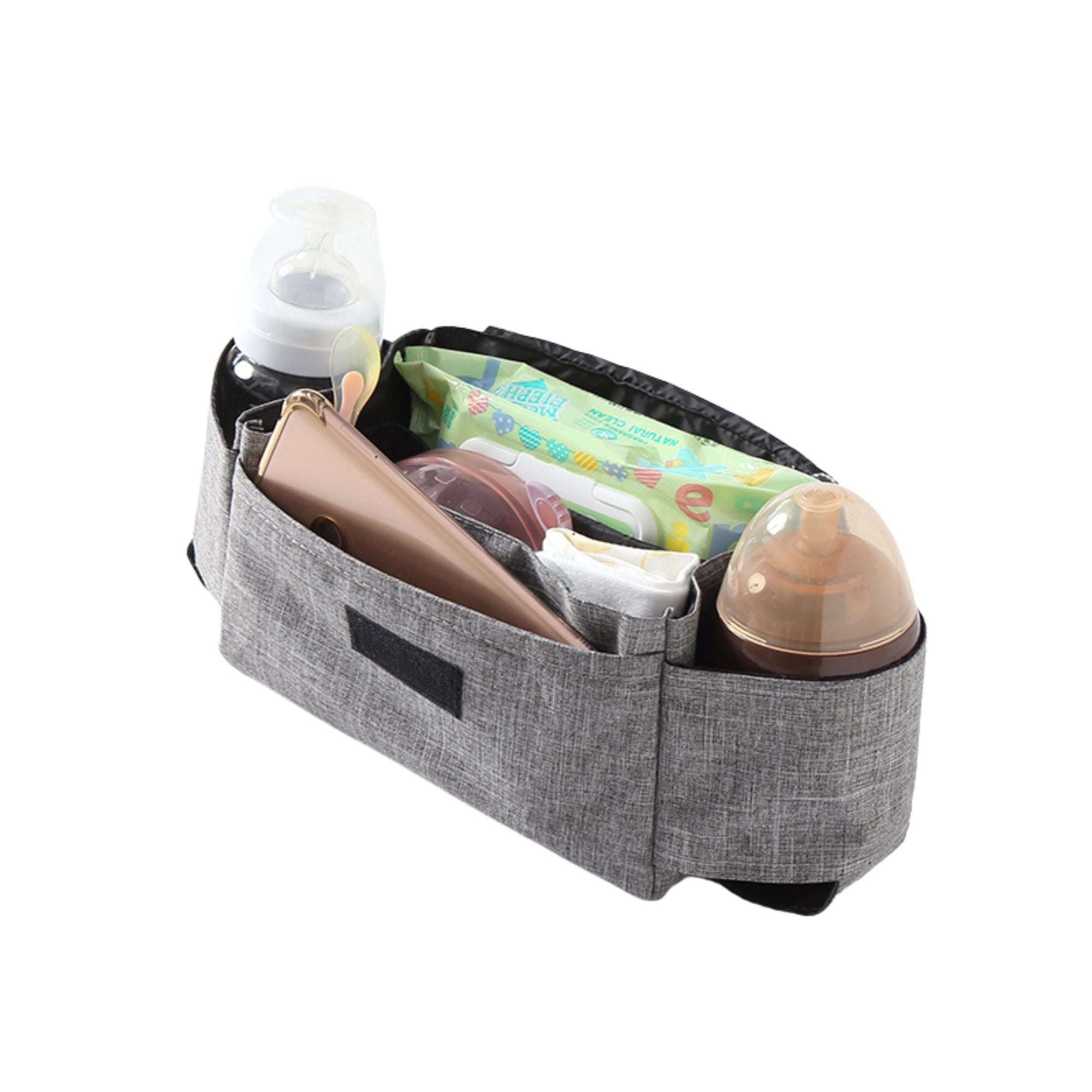 BOLSO BABYLUNA BOL COC DIN ORGANIZADOR COCHE IMPERMEABLE DINO GRIS - 3