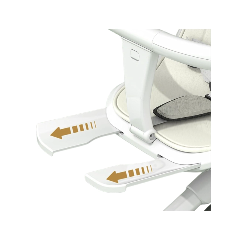 COCHE BABYLUNA PLEGABLE MÚLTIPLES POSICIONES AJUSTE 360 BLANCO - 4