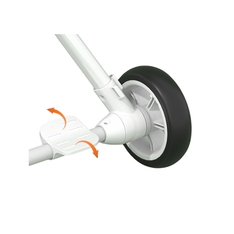 COCHE BABYLUNA PLEGABLE MÚLTIPLES POSICIONES AJUSTE 360 BLANCO - 5