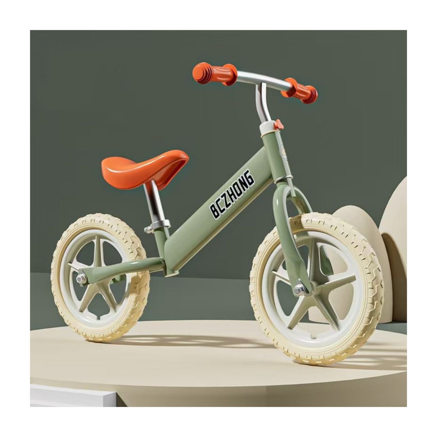 BICICLETA EQUILIBRIO SIN PEDALES INFANTIL VERDE - 2