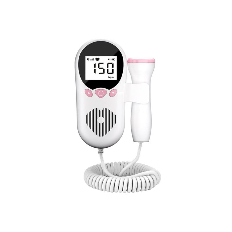 MONITOR FETAL DOPPLER PARA LATIDOS CORAZÓN BEBÉ CON GEL - 1
