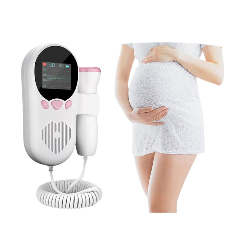 MONITOR FETAL DOPPLER PARA LATIDOS CORAZÓN BEBÉ CON GEL - 3