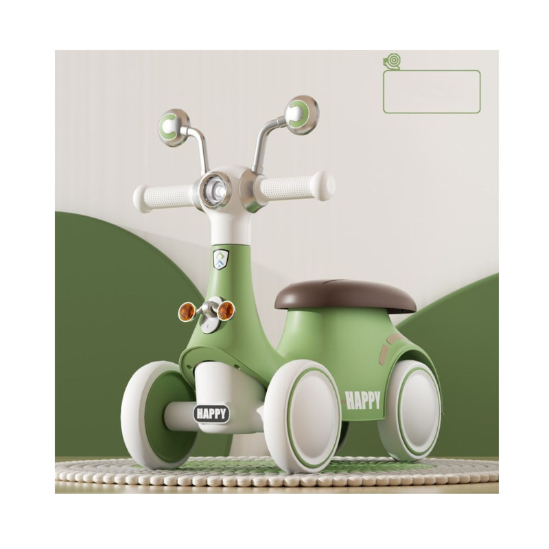 CORREPASILLOS AUTO ANDADOR INFANTIL CON LUCES Y MÚSICA CARACOL VERDE - 2