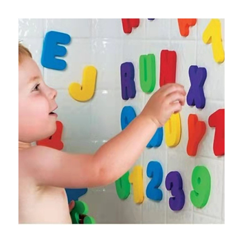 JUGUETE DIDÁCTICO DE LETRAS Y NÚMEROS FLOTANTES PARA BAÑO BEBÉ, 36 PCS - 6
