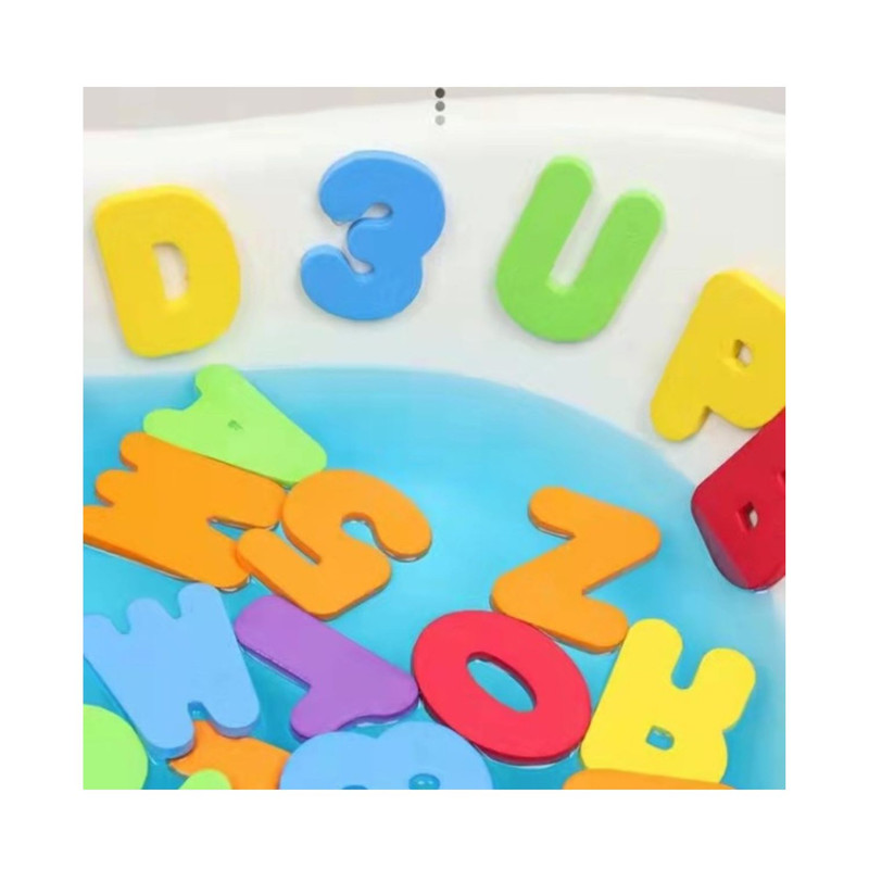 JUGUETE DIDÁCTICO DE LETRAS Y NÚMEROS FLOTANTES PARA BAÑO BEBÉ, 36 PCS - 7