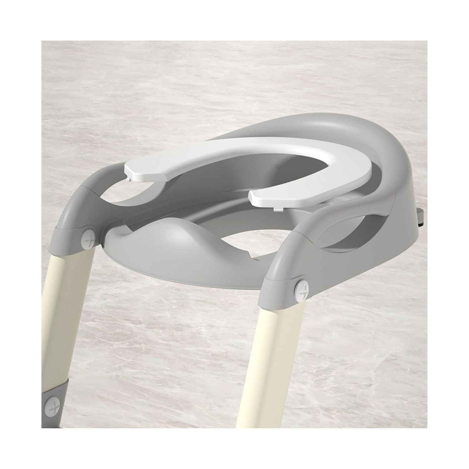 ASIENTO ESCALERA ADAPTADOR DE BAÑO PARA NIÑO GRIS - 6