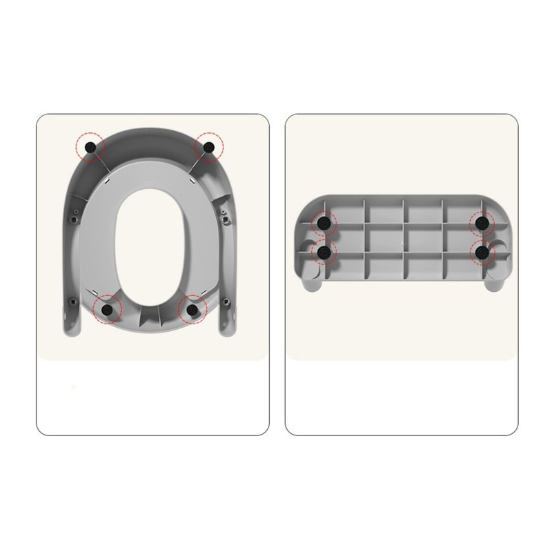 ASIENTO ESCALERA ADAPTADOR DE BAÑO PARA NIÑO GRIS - 7