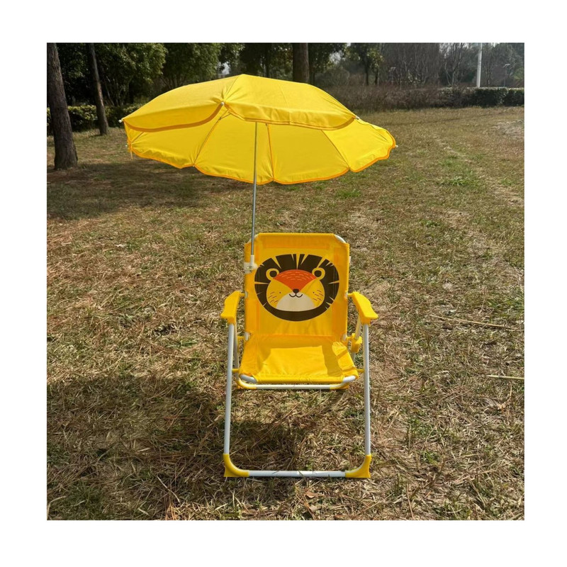 SILLA PLEGABLE PARA NIÑOS CON SOMBRILLA PARA CAMPING LEÓN - 2