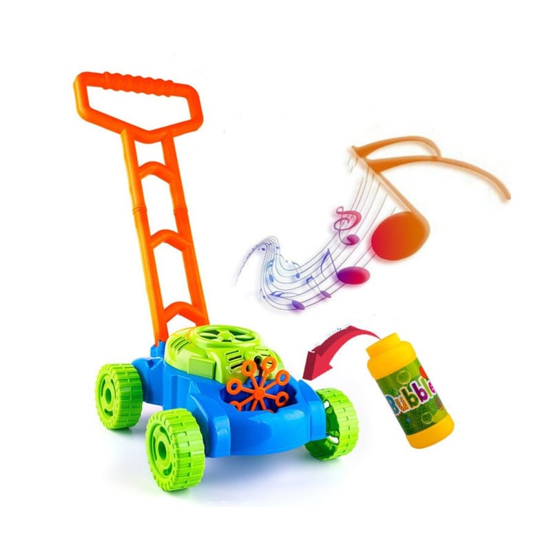 CARRITO CAMINADOR DE ARRASTRE Y LANZA BURBUJAS - 1