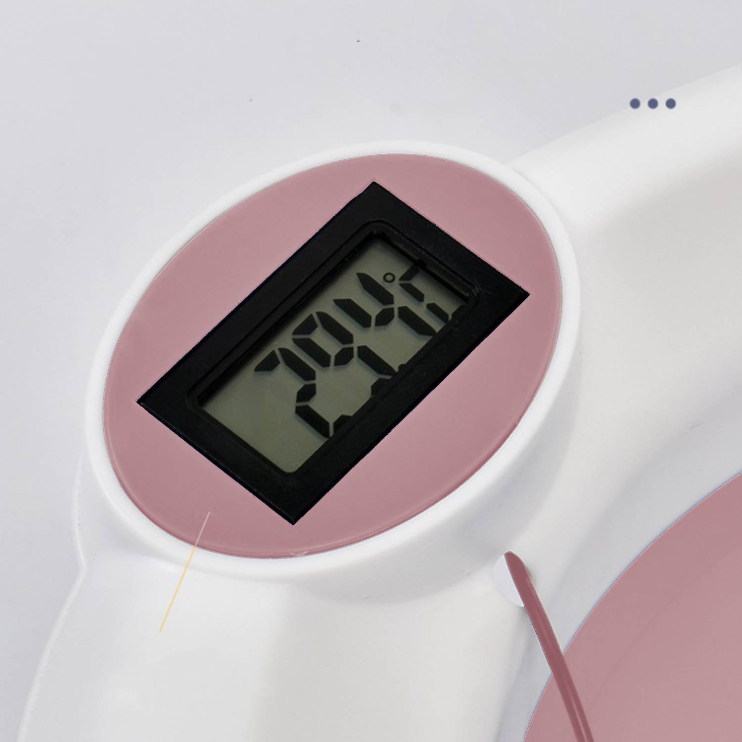 TINA BAÑERA PLEGABLE PARA BEBÉ CON COJÍN Y TERMÓMETRO ROSA - 3