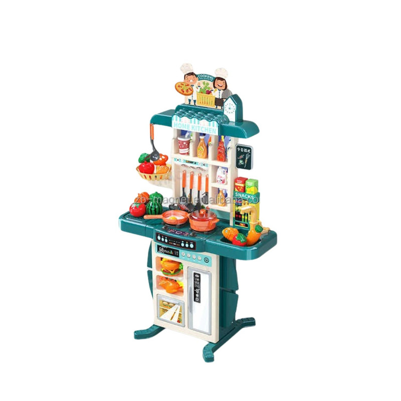 COCINA DE JUGUETE GRANDE 95 CM 73 PIEZAS CON LUZ Y SONIDO - 5