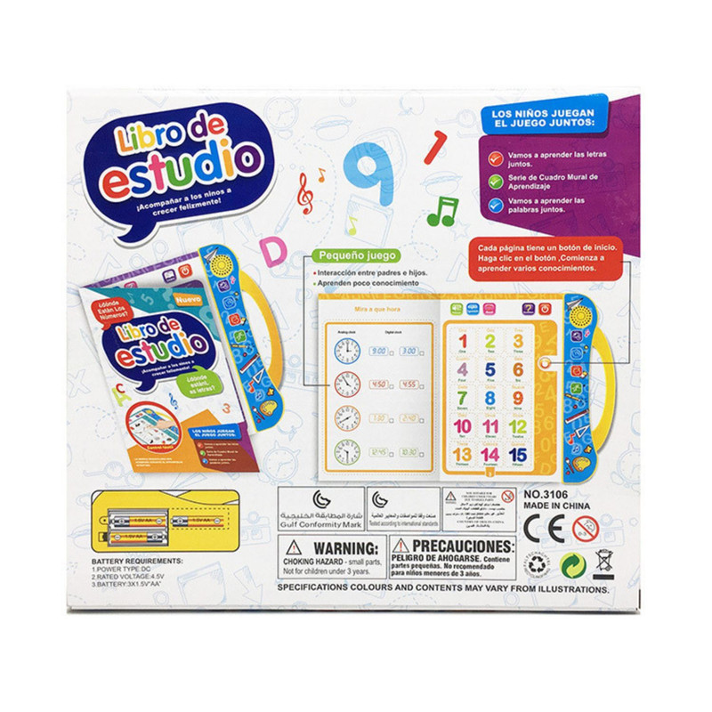 LIBRO DIDACTICO INTERACTIVO APRENDIZAJE BILINGÜE PARA NIÑOS - 4