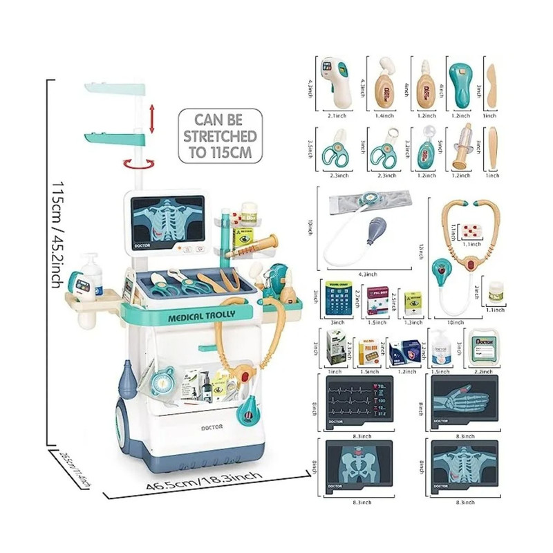 JUGUETE DOCTOR CON LUZ Y SONIDO INFANTIL - 6