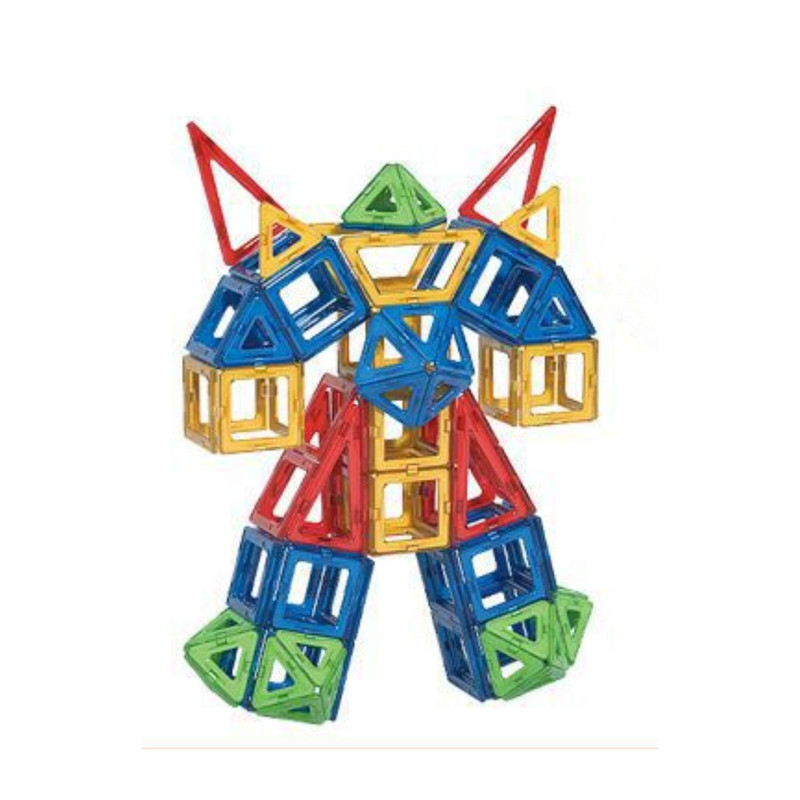 BLOQUES MAGNE TICOS DE CONSTRUCCION 3D 84 PIEZAS NIÑOS EDUCATIVOS STEM - 2