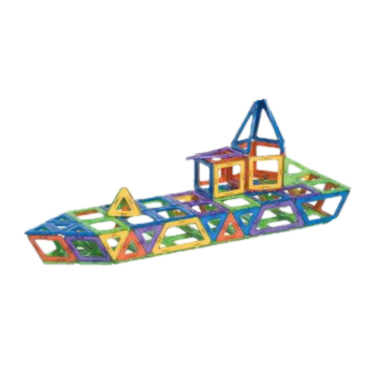 BLOQUES MAGNE TICOS DE CONSTRUCCION 3D 84 PIEZAS NIÑOS EDUCATIVOS STEM - 3