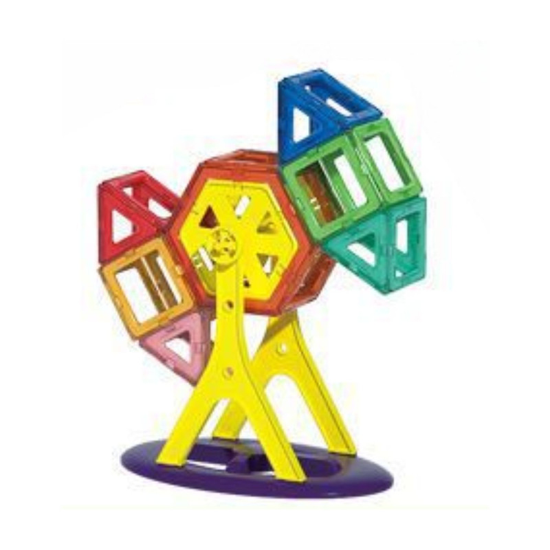 BLOQUES MAGNE TICOS DE CONSTRUCCION 3D 84 PIEZAS NIÑOS EDUCATIVOS STEM - 4