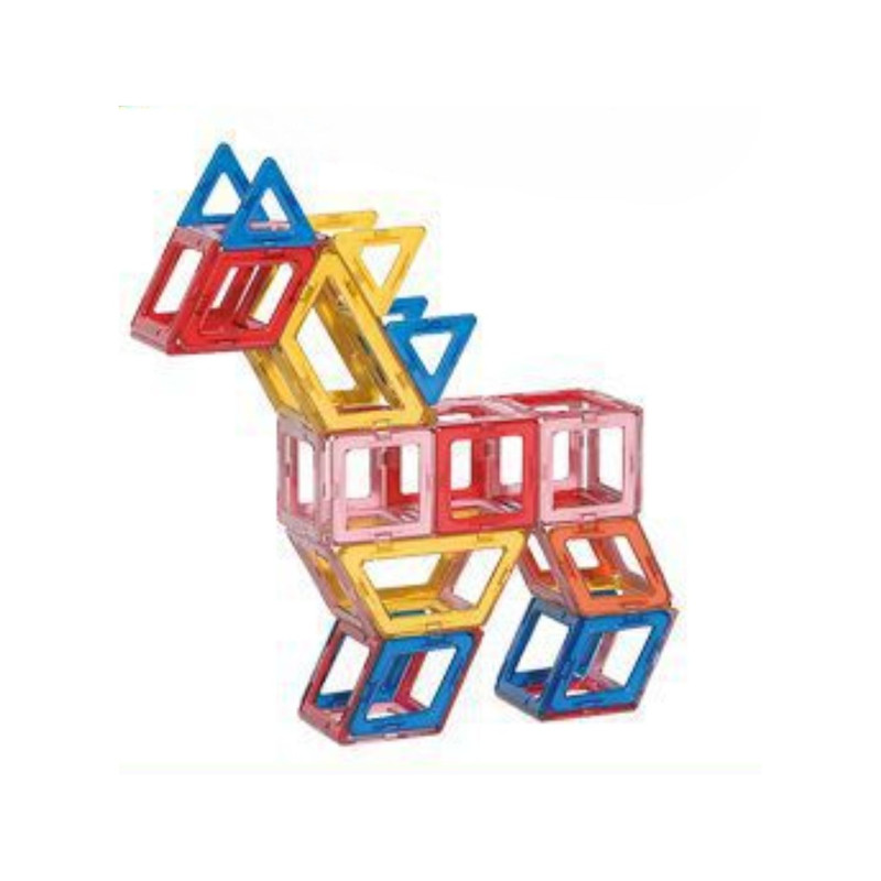 BLOQUES MAGNE TICOS DE CONSTRUCCION 3D 84 PIEZAS NIÑOS EDUCATIVOS STEM - 5