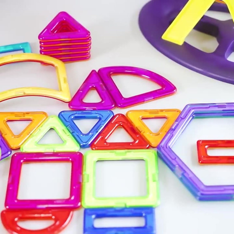 BLOQUES MAGNE TICOS DE CONSTRUCCION 3D 84 PIEZAS NIÑOS EDUCATIVOS STEM - 8