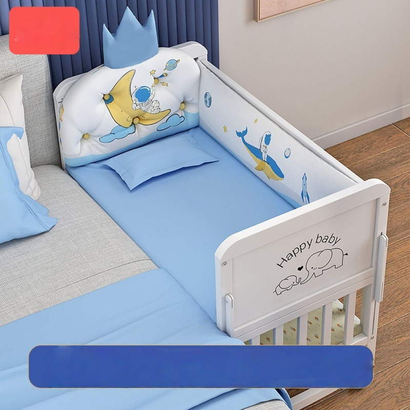CAMA MADERA MULTIFUNCIONAL CON COLCHON Y ROPA CAMA CELESTE - 3