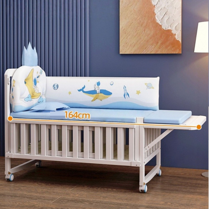 CAMA MADERA MULTIFUNCIONAL CON COLCHON Y ROPA CAMA CELESTE - 4