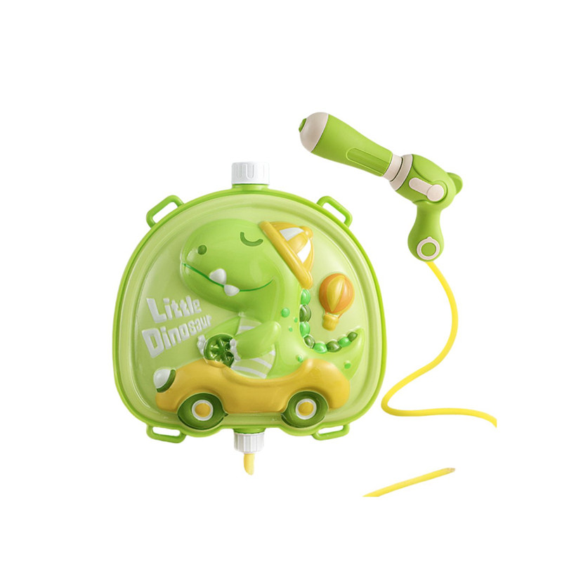 JUGUETE PISTOLA LANZADOR DE AGUA CON MOCHILA 2 LITROS DINO - 1