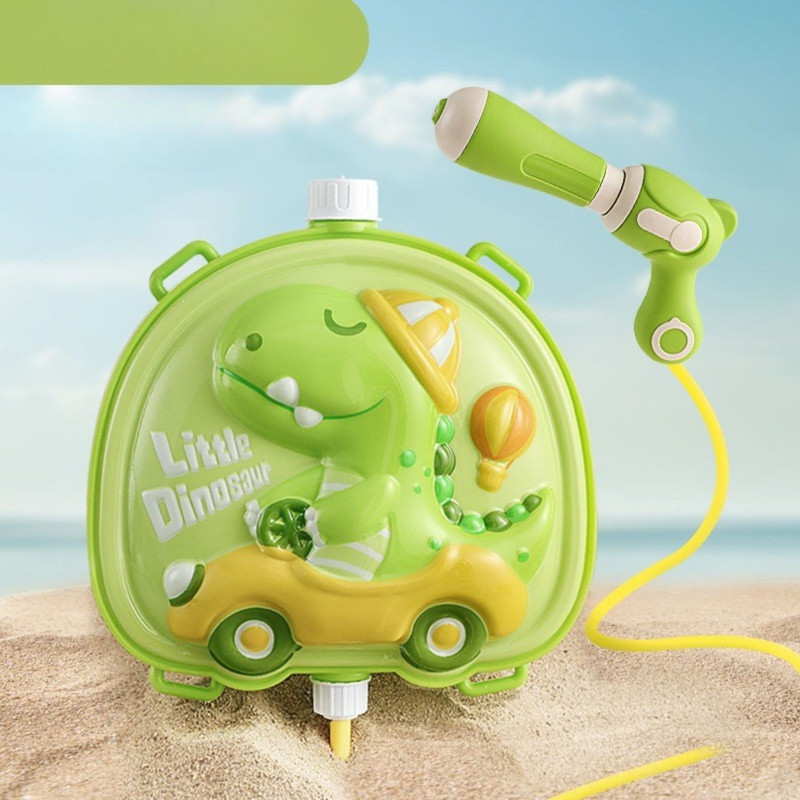 JUGUETE PISTOLA LANZADOR DE AGUA CON MOCHILA 2 LITROS DINO - 3