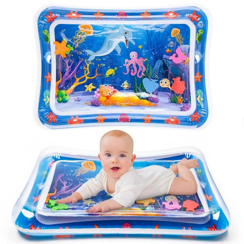 ALFOMBRA DE AGUA INFLABLE SENSORIAL PARA BEBE S - SIRENA - 1