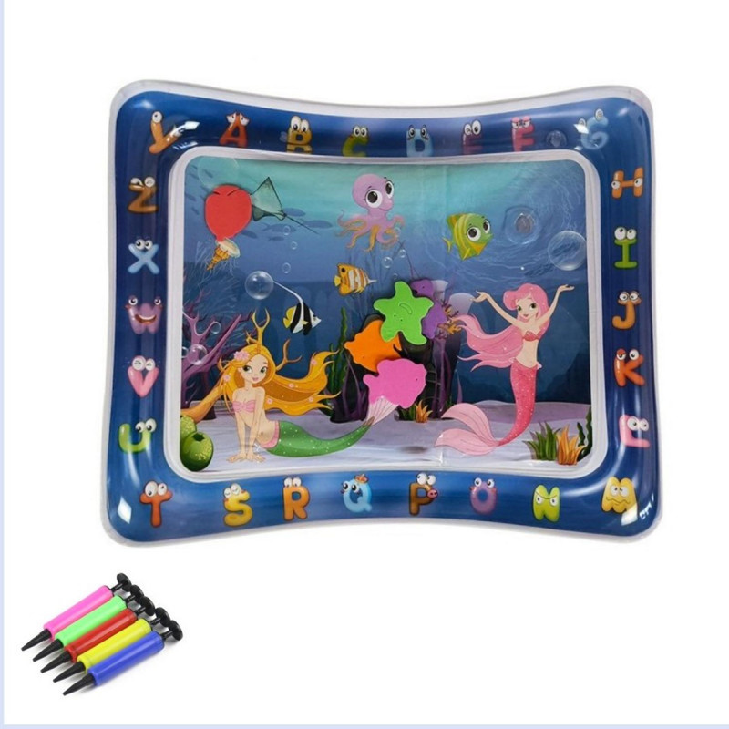 ALFOMBRA DE AGUA INFLABLE SENSORIAL PARA BEBE S - SIRENA - 2