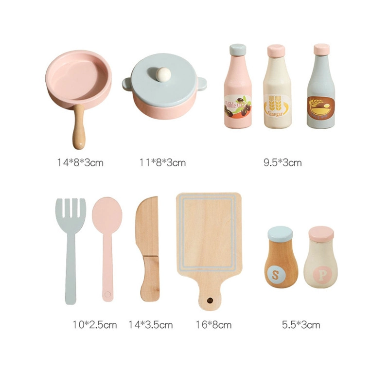 COCINA DE JUGUETE PREMIUM DE MADERA DISEÑO JIRAFA GRANDE - 2