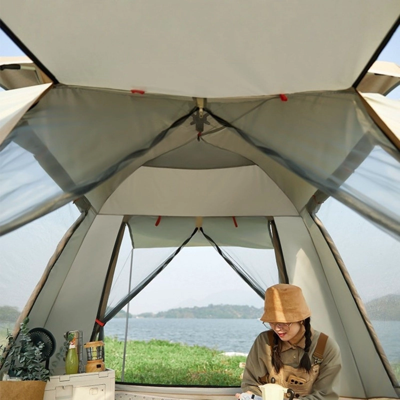 CARPA 3 ESTACIONES PREMIUM PARA 5 PERSONAS CON TECHO LARGO ANTI-UV 2000 MM - 2