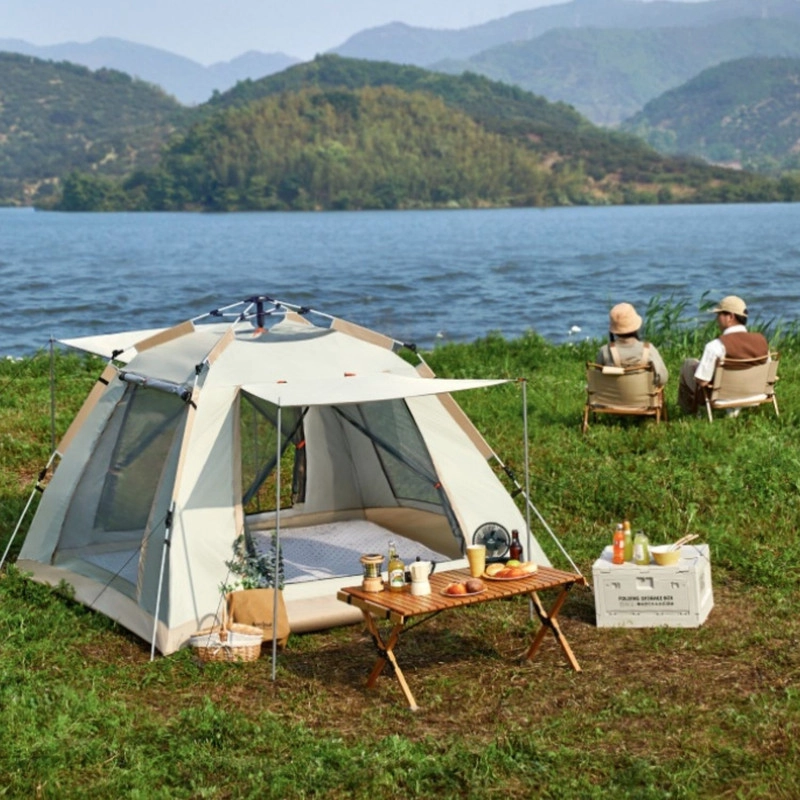 CARPA 3 ESTACIONES PREMIUM PARA 5 PERSONAS CON TECHO LARGO ANTI-UV 2000 MM - 4