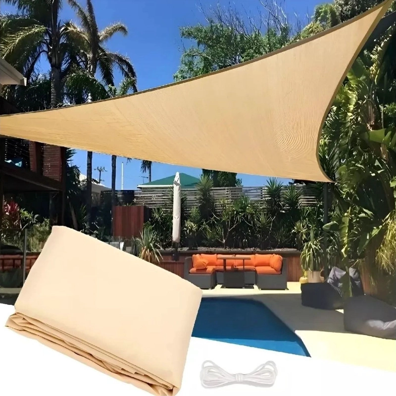 BABYLUNA TOLDO VELA TRIANGULAR 3X3X3M SOMBRA GARANTIZADA CON TELA OXFORD 210D ANTI-UV