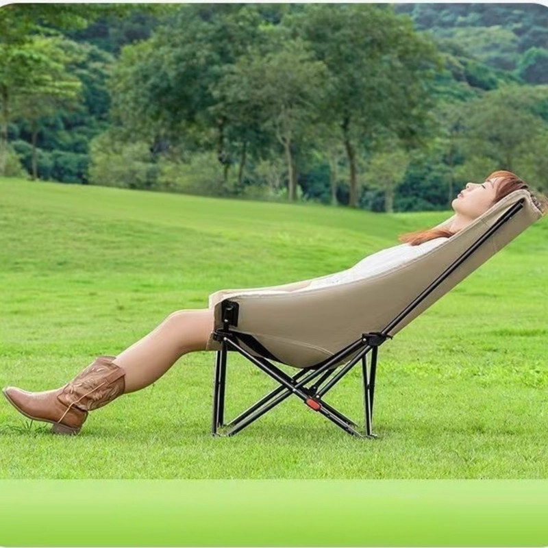 SILLA REPOSERA PARA CAMPING RECLINABLE CON 3 POSICIONES DE RESPALDO - 4
