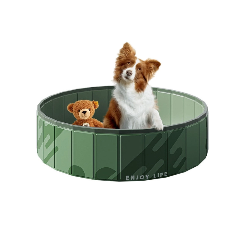 PISCINA PLEGABLE PERROS GRANDES 120X30CM PVC NO INFLABLE - 1