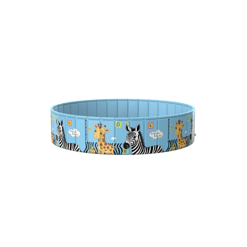 PISCINA PLEGABLE NIÑOS 4 EN 1 PVC DURO 120X45CM NO INFLABLE - 2
