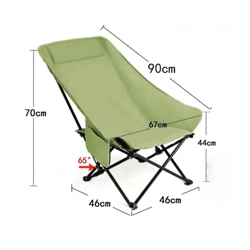 SILLA REPOSERA PARA CAMPING RECLINABLE CON 3 POSICIONES DE RESPALDO - 2