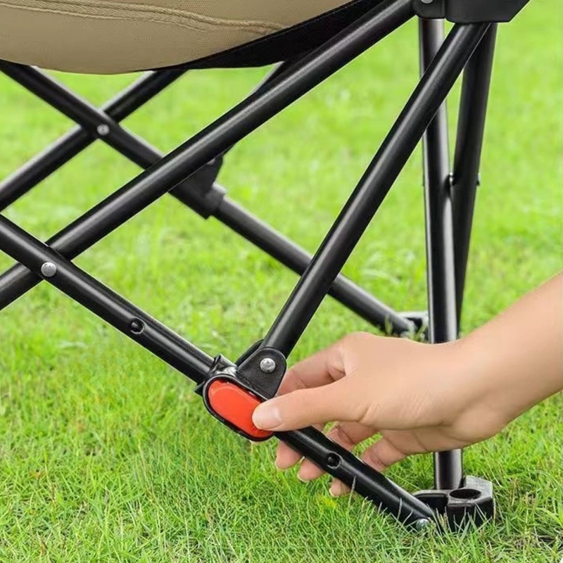 SILLA REPOSERA PARA CAMPING RECLINABLE CON 3 POSICIONES DE RESPALDO - 3