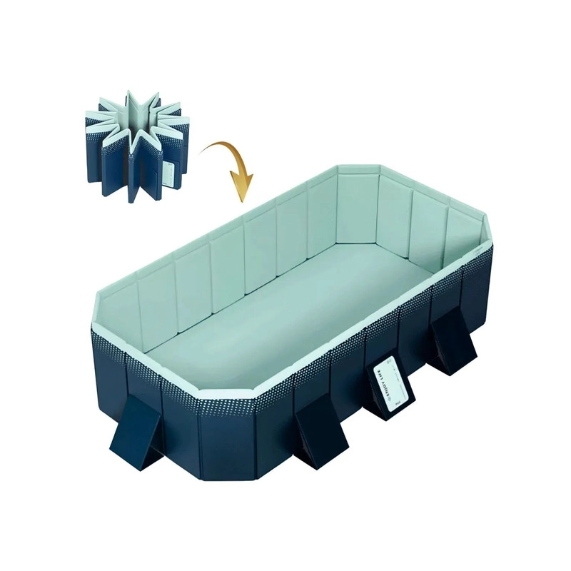 PISCINA RECTANGULAR DESMONTABLE FAMILIAR PVC DURA 265X164CM - 3