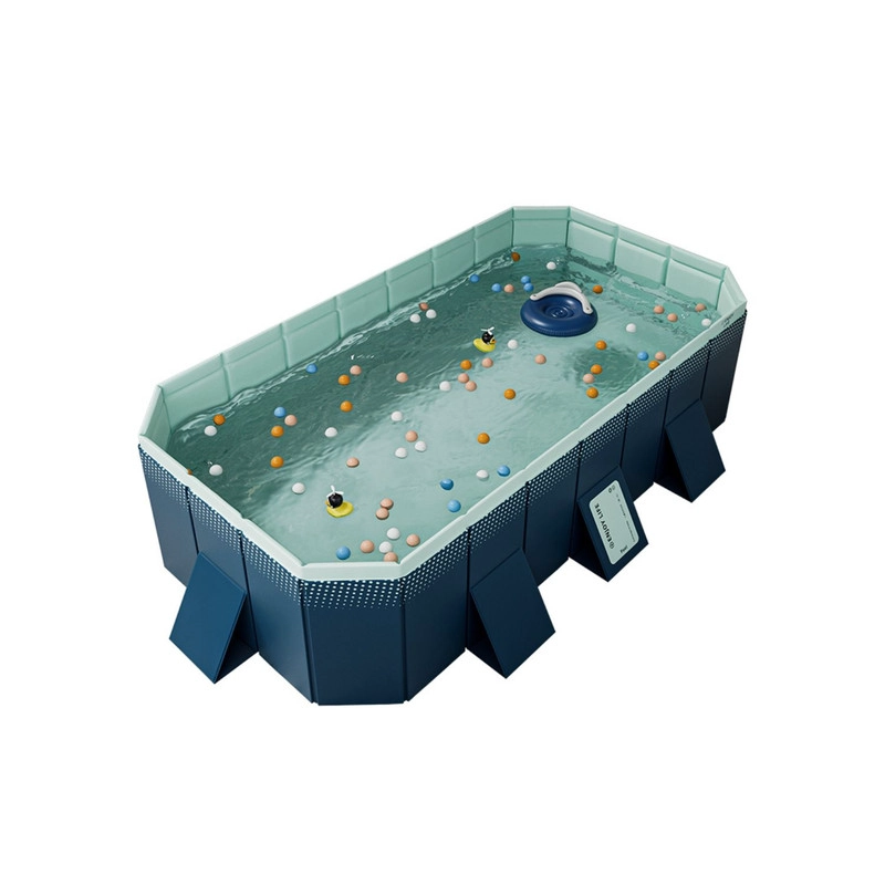 PISCINA RECTANGULAR DESMONTABLE FAMILIAR PVC DURA 265X164CM - 5