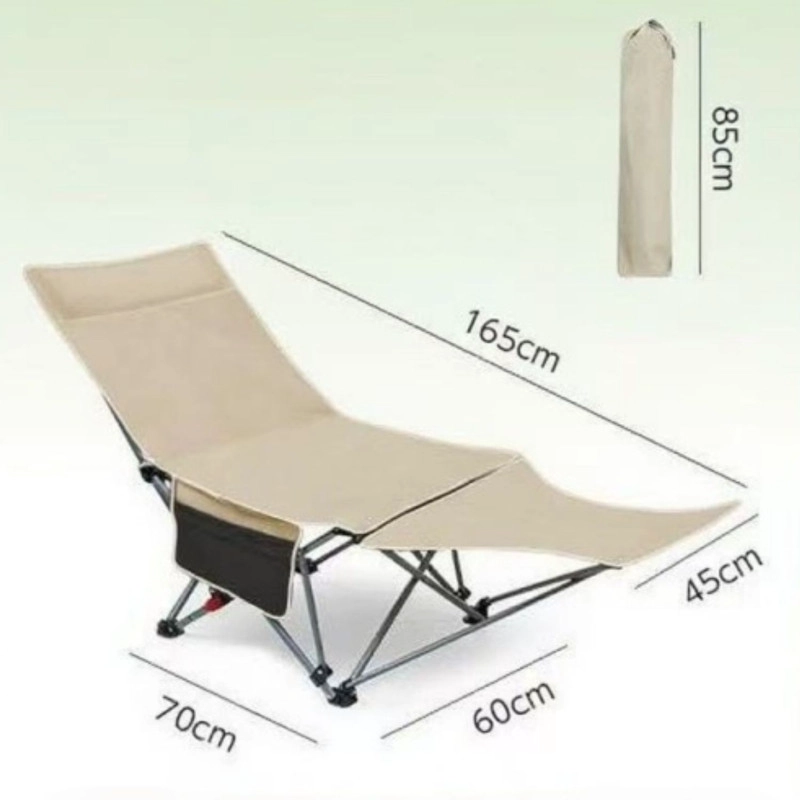 REPOSERA PLEGABLE PARA CAMPING CON REPOSAPIE S Y 4 ANGULOS ESTRUCTURA DE ALUMINIO - 3