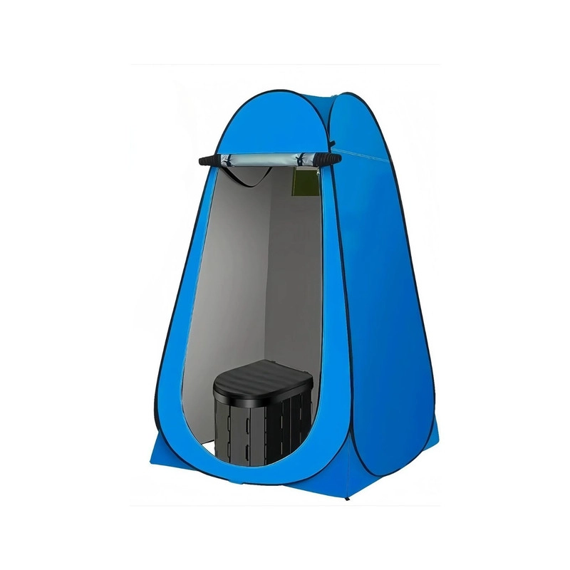 SET ESENCIAL 3 EN 1 PARA CAMPING - BAÑO, CAMBIADOR, DUCHA AZUL - 2