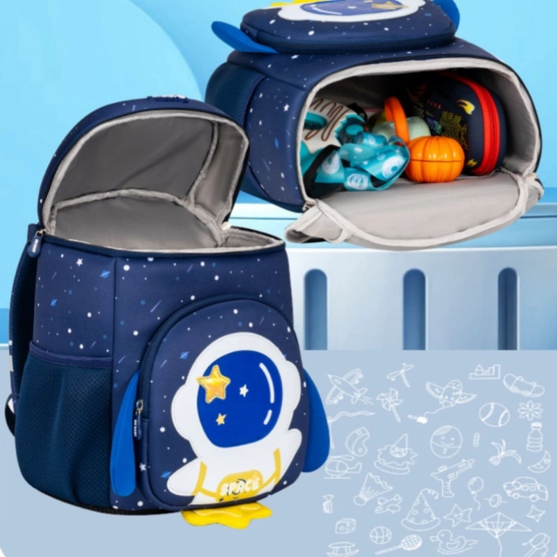 MOCHILA ESCOLAR PARA NIÑOS DISEÑO LINDO ASTRO BLUE S - 3